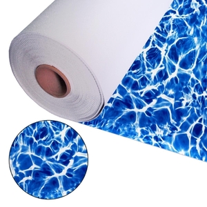 Пленка ПВХ Aquaviva Diffusion 2,05x25,2м (51,66м²) мрамор голубой - wod-mir.ru 