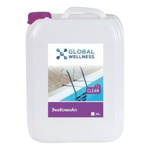 Global Wellness Экоклинап щелочное средство для обработки поверхности, 30л - wod-mir.ru 