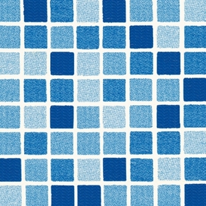 Пленка ПВХ Delifol NGD Mosaic Aqua 1,65х25м (41,25м²) синяя мозаика - wod-mir.ru 