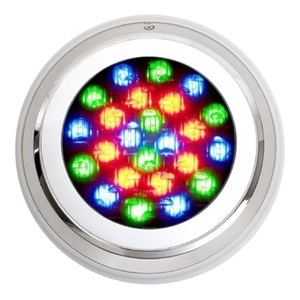 Прожектор светодиодный 25Вт, RGB, d.300мм, Jcaqua JLL2-25W (универсальный) - wod-mir.ru 