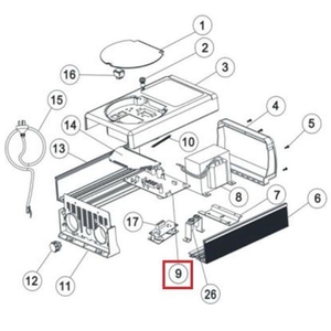 Плата контроля хлоратора Aquaviva SSC50 PCB Ver5.6 - wod-mir.ru 