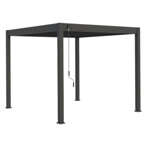 Пергола Aquaviva Лайт 3х3м, Антрацит (отдельностоящая) - wod-mir.ru 