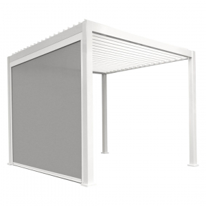 Защитный экран 4м, Белый (с электроприводом) - wod-mir.ru 