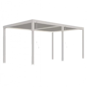 Пергола Aquaviva Авангард Макс 8х4м, Белая (руч. упр. ламелями, отдельностоящая) - wod-mir.ru 