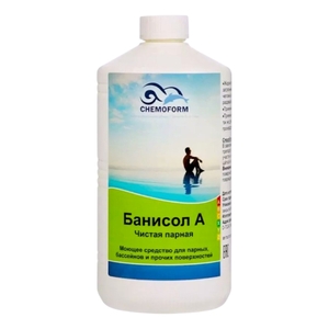 Chemoform Банисол А средство для очистки парных и бассейнов, 1л - wod-mir.ru 