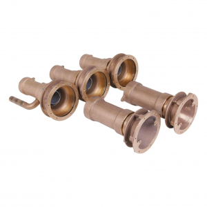 Закладные Hugo Lahme 8640050 для гидромассажа Fitstar Combi-Whirl (3 форсунки) - wod-mir.ru 