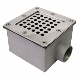 Донный слив 150х150, AISI-304, Акватехника АТ 04.05 (универсальный) - wod-mir.ru 