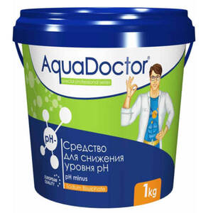 AquaDoctor pH Minus Средство для снижения уровня рН (гранулы), 1кг - wod-mir.ru - Екатеринбург 