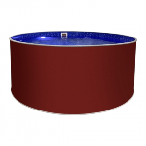 Бассейн Лагуна 2,5х1,25м круглый, рубиново-красный - wod-mir.ru 