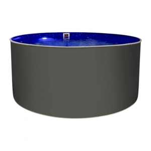 Бассейн Гигабасс 6х1,5м круглый, платина - wod-mir.ru 