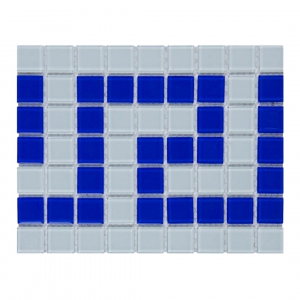  Фриз греческий Aquaviva Cristall бело-синий W/B - wod-mir.ru 