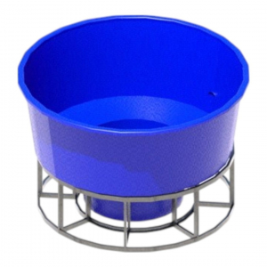 Купель пластиковая со ступенью VH1500 с каркасом  - wod-mir.ru 