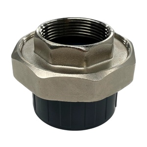 Муфта разборная переходная ПВХ/латунь ВР d50x1 1/2", Aquaviva - wod-mir.ru 