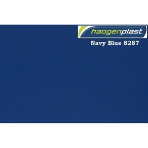 Пленка ПВХ Haogenplast Navy Blue, ширина 1,65м (тёмно-синий) - wod-mir.ru - Екатеринбург 