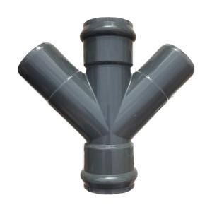 Крестовина 45° раструбная Aquaviva, 110мм - wod-mir.ru 