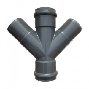 Крестовина 45° раструбная Aquaviva, 160мм - wod-mir.ru 