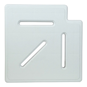 Угловой элемент Aquaviva 90°, 145х25мм, белый - wod-mir.ru 