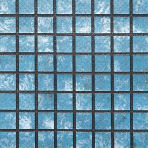 Пленка ПВХ Haogenplast Blue Black Strips 1,65х25м (41,25м²) сине-черная мозаика - wod-mir.ru 