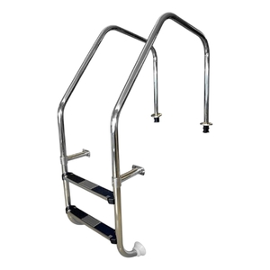 Лестница Pool King ML202, 2 ступени, AISI-304 - wod-mir.ru 