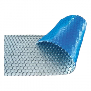  Солярное покрытие 6х30м Aquaviva Platinum Bubbles, серебро/голубой - wod-mir.ru 