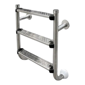 Лестница  Aquaviva BHL315-SR, 3 ступени, нижняя часть (без поручней) - wod-mir.ru 