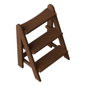 Лестница трехступенчатая термоберёза темная - wod-mir.ru 