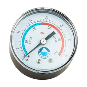 Манометр Aquaviva PPG50, боковое подключение, пластик (6021001) - wod-mir.ru 