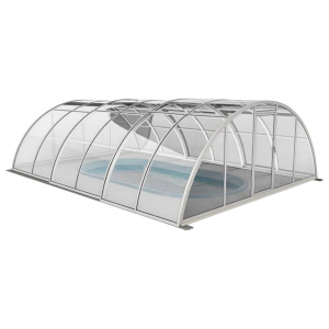 Павильон для бассейна 8,48х3,5х1,60м, 4 секции, Seccon STANDART H - wod-mir.ru 