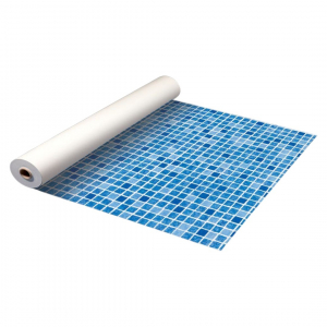  Пленка ПВХ Renolit Alkorplan 3000 Persia Blue 1,65x25м (41,25м²) синяя мозаика - wod-mir.ru 